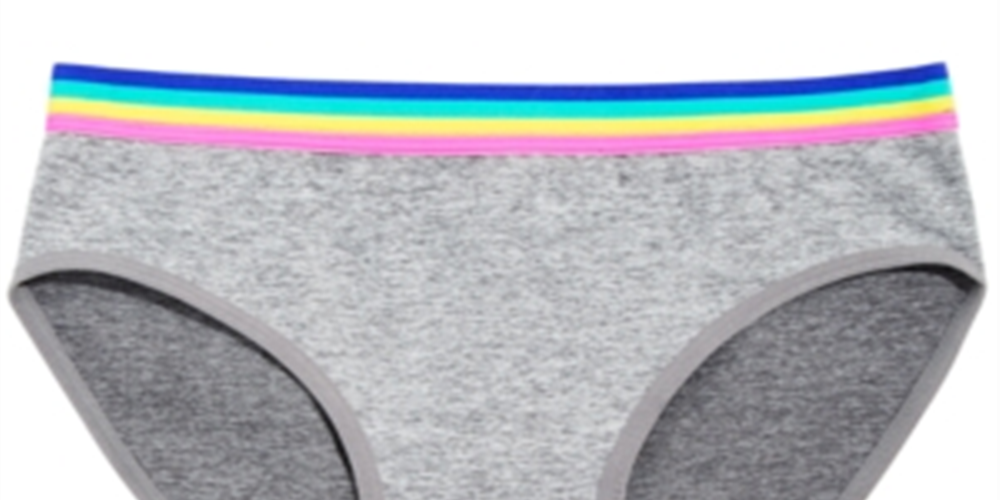 Maidenform Little &amp; Big Girl's Rainbow Waist Seamless Hipster Underwear Rainbow Size X-G