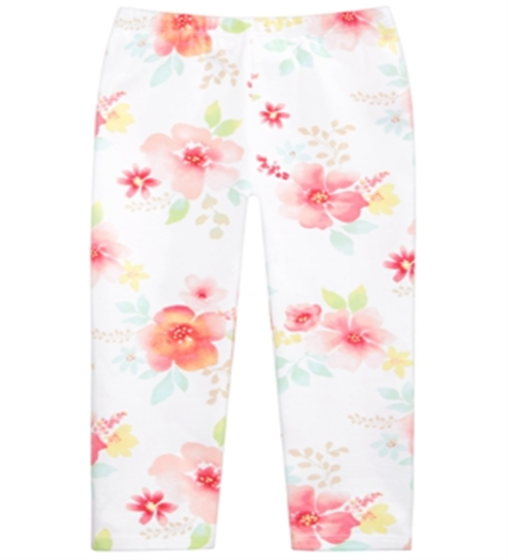 Leggings estampadas florais para bebês meninas First Impressions, tamanho 18 meses