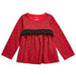 Camiseta xadrez de algodão manga longa com babados First Impressions para bebês meninas, tamanho 3-6 meses