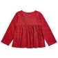 Camiseta xadrez de algodão manga longa com babados First Impressions para bebês meninas, tamanho 3-6 meses