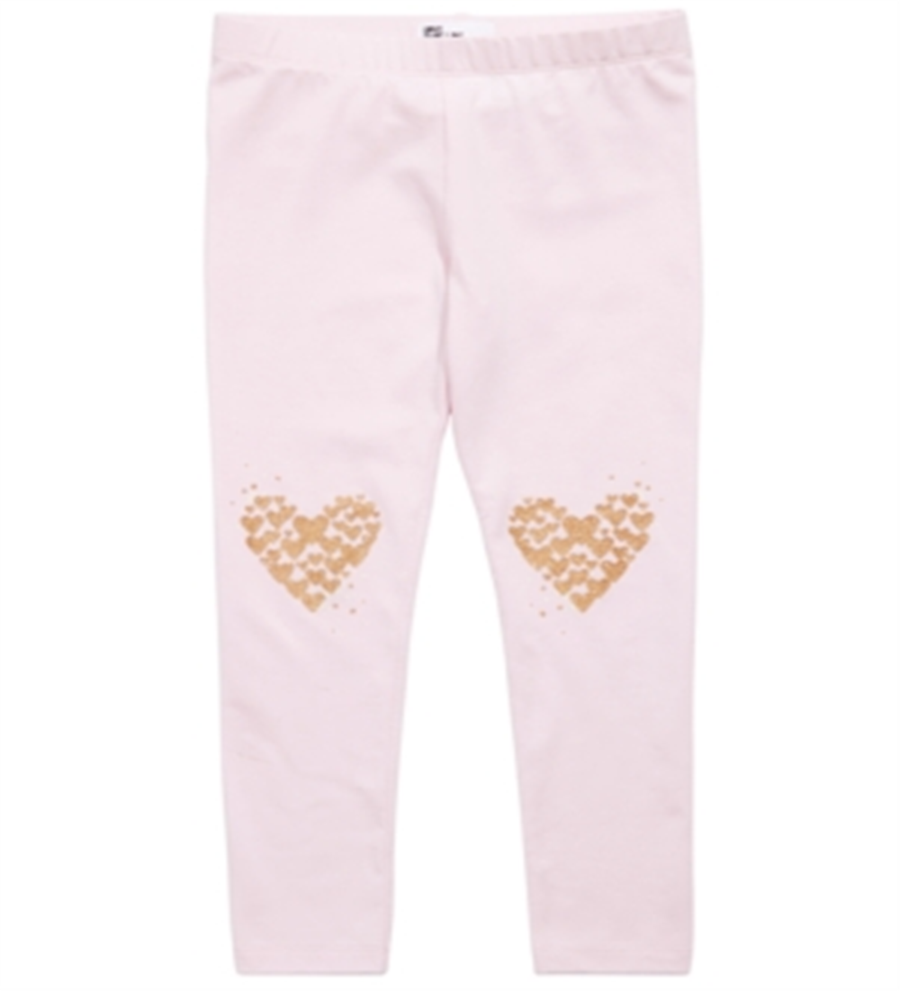 Leggings com glitter em formato de coração para meninas Epic Threads, rosa, tamanho 4T