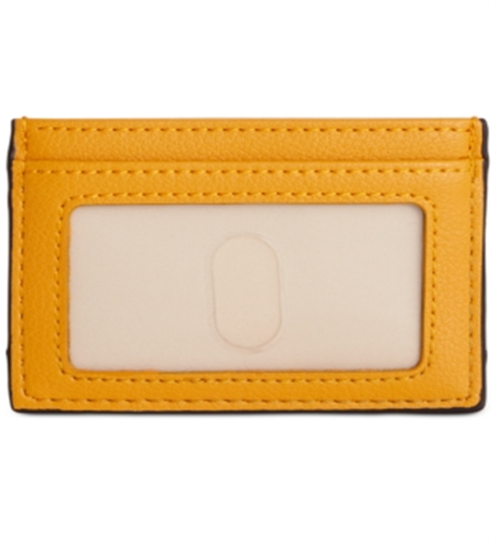 Bolsa porta-cartão de identificação masculina INC International Concepts, tamanho amarelo - tamanho único