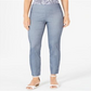 Calça skinny feminina Charter Club Tummy Control, azul, tamanho 2, pequena