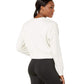 Moletom curto com logo Nike feminino, branco, tamanho XS
