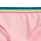 Maidenform Little &amp; Big Girl's Rainbow Waist Seamless Hipster Underwear Rosa Tamanho Grande