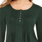 Blusa Pintuck Feminina Style &amp; Co Verde Tamanho Pequeno P