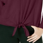 Suéter feminino com amarração frontal Style &amp; Co, vermelho, tamanho XX-G
