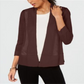 Cardigan Alfani Feminino Novelty Stitch Marrom Tamanho Médio