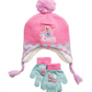 Conjunto de 2 peças de chapéu e luvas Bo Peep Heidi da Disney Big Girl's Toy Story, rosa, tamanho único