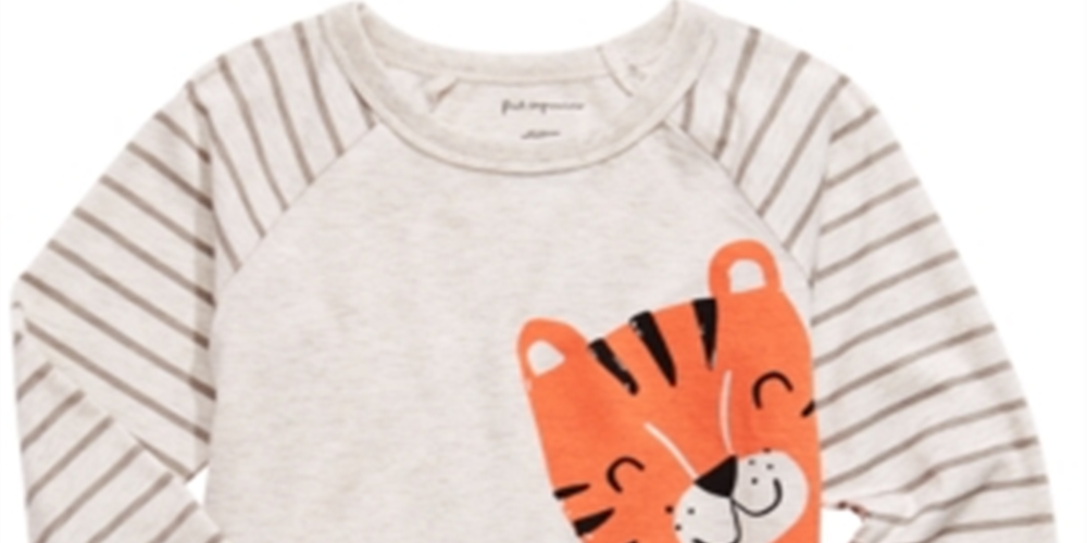 Camiseta infantil estampada de tigre First Impressions para meninos, tamanho 2T