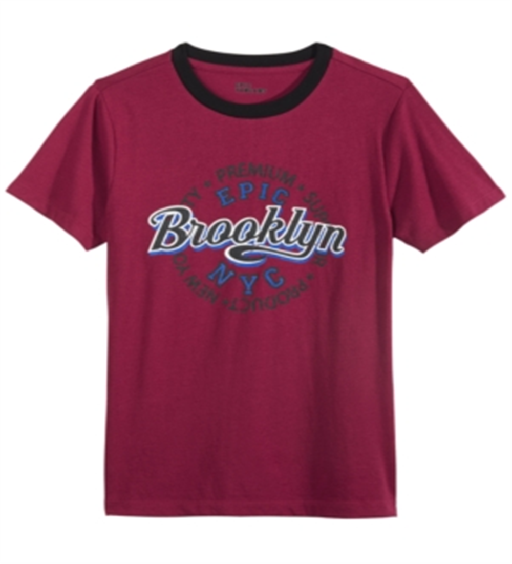Camiseta Epic Threads Big Boy's Brooklyn Epic vermelha tamanho pequeno