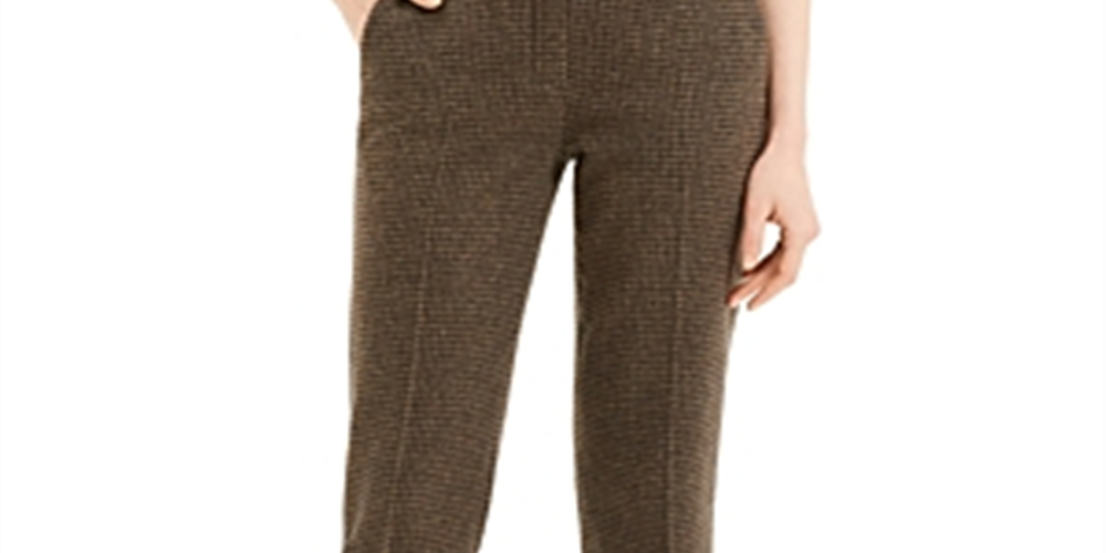 Calça feminina sob medida Theory marrom tamanho 4