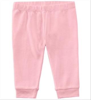 Calça jogger de algodão para bebê First Impressions, rosa, tamanho 3-6 meses