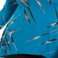 Blusa feminina Alfani Plus com estampa de lenço e bainha, azul, tamanho 1X