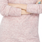 Suéter feminino de malha waffle com gola alta estilo &amp; co, roxo, tamanho grande