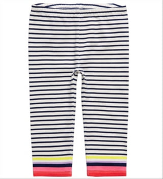 First Impressions Baby Girl's Stretch Leggings White Size 6-9MOS