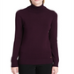 Calvin Klein Suéter Feminino Gola Alta Roxo Tamanho XS