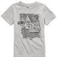 Camiseta infantil Epic Threads para meninos, estampas variadas, cinza, tamanho 4T