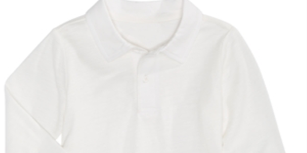 Camisa polo de algodão para bebê menino First Impressions, branca, tamanho 12 MOS