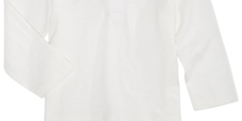 Camisa polo de algodão para bebê menino First Impressions, branca, tamanho 12 MOS