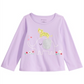 Camiseta manga longa elefante para bebê menina First Impressions, roxa, tamanho 18 meses