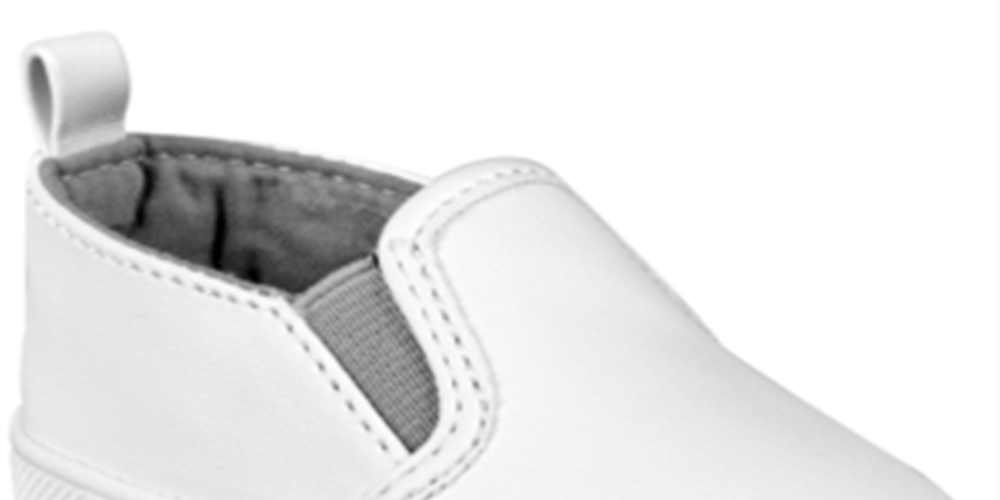 Sapato infantil Hi Bye Slip-on para meninos First Impressions, cinza, tamanho 1