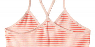 Sutiã Calvin Klein Feminino Canelado Racerback Rosa Tamanho Médio
