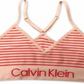 Sutiã Calvin Klein Feminino Canelado Racerback Rosa Tamanho Médio