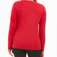 Karen Scott Blusa Feminina Manga Longa Gola Redonda Estampada Tamanho Pequeno Grande