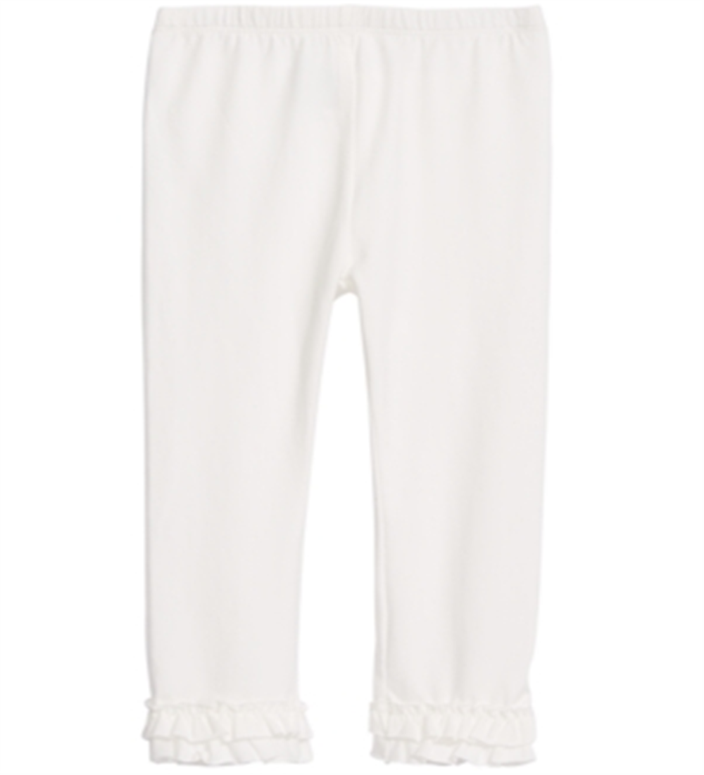 Leggings com babados para meninas First Impressions, branca, tamanho 3-6 meses