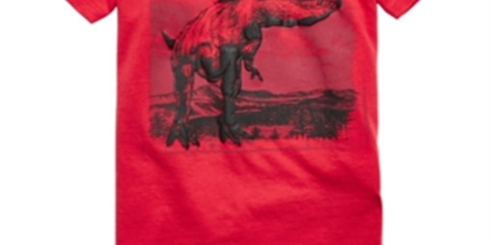 Camiseta T-Rex Vermelha Epic Threads para Meninos, Tamanho 5