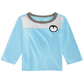 Camiseta infantil com estampa de pinguim e blocos de cores First Impressions, azul, tamanho 3T