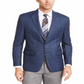 Lauren Ralph Lauren Masculino Classic-Fit UltraFlex Stretch Azul Xadrez Casaco Esportivo Azul Tamanho 40R