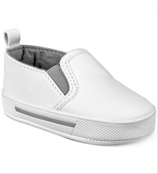 First Impressions Baby Boy's Hi Bye Slip on Sapatos Cinza Tamanho 2
