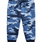 Calça jogger camuflada para meninos First Impressions, azul, tamanho 6 a 9 meses