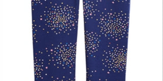 Leggings elásticas para bebês meninas First Impressions, azul, tamanho 18 meses