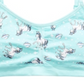 Maidenform Little &amp; Big Girl's Unicorn Print Sutiã Cropped Franzido Azul Tamanho Grande