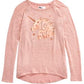 Camisa de malha brilhante unicórnio para meninas da Epic Threads, rosa, tamanho extragrande