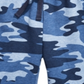 Calça jogger camuflada para meninos First Impressions, azul, tamanho 18 meses