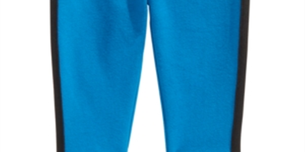 Calça jogger listrada lateral para bebê First Impressions, azul, tamanho 6-9 meses