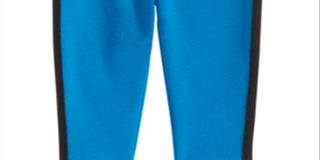 Calça jogger listrada lateral para bebê First Impressions, azul, tamanho 6-9 meses