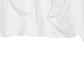 Cardigan com acabamento em pele sintética e corações de lantejoulas para meninas grandes, tamanho médio, branco