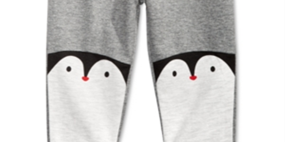 Calça Jogger Infantil Pinguins First Impressions Cinza Tamanho 3-6M