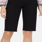 Bermuda feminina estilo &amp; co, preta, tamanho 4