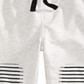 Calça jogger com remendo no joelho para bebê First Impressions, branca, tamanho 24 MOS