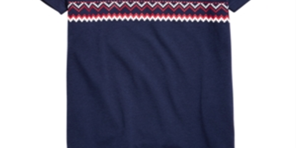 Camiseta listrada Epic Threads Little Boy's Isle, azul, tamanho 6