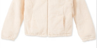 Jaqueta de pele sintética Tommy Hilfiger para meninas, tamanho 3T, marrom