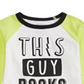 Camiseta infantil de algodão com estampa de rock First Impressions para meninos, tamanho 2T