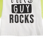 Camiseta infantil de algodão com estampa de rock First Impressions para meninos, tamanho 2T
