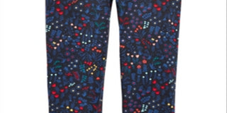 Leggings estampadas florais para meninas First Impressions, pretas, tamanho 3T